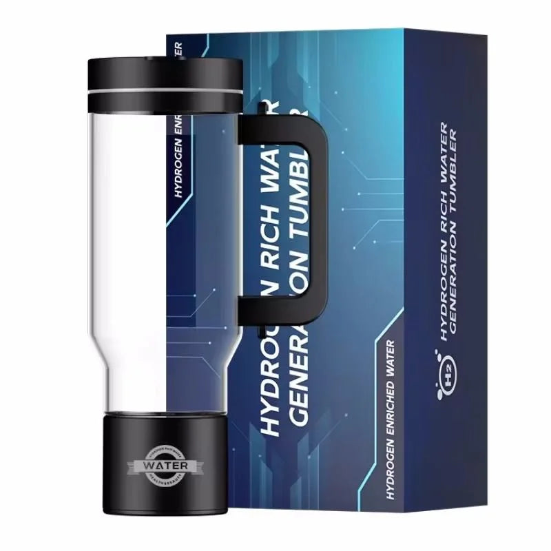 1L large capacity high concentration household hydrogen water bottle, SPE electrolysis can separate residual chlorine and ozone
