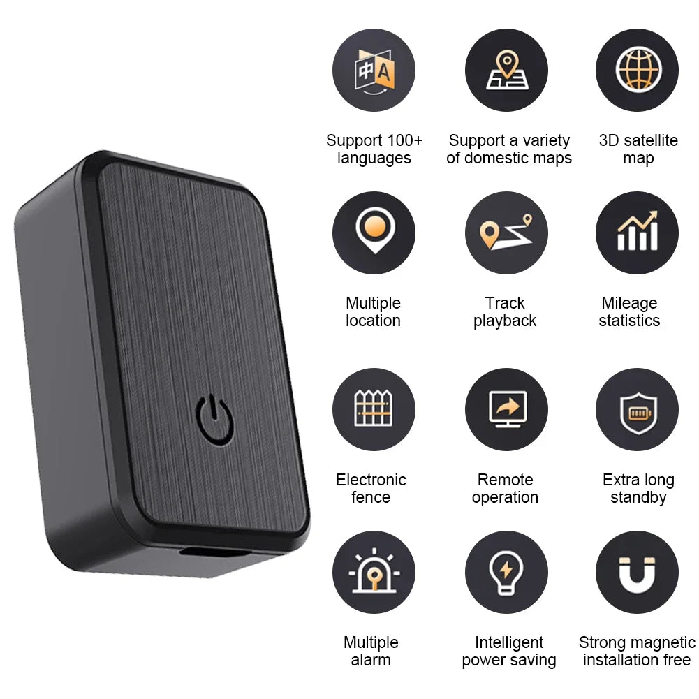 Mini GPS Tracker Anti-lost GPS Tracker Strong Car Tracking Worldwide Smart Key Finder Locator For Elderly Children Pets Car
