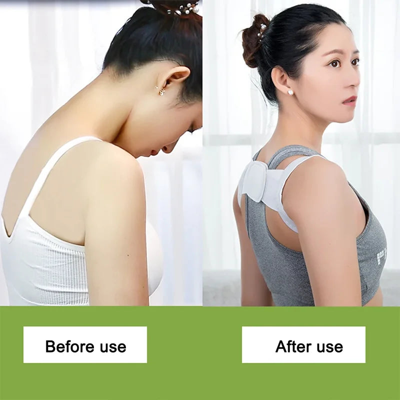 Adjustable Posture Corrector Back Support Shoulder Belt Rectify Straighten Correction Spine Corrector Health Postural Fixer Tap