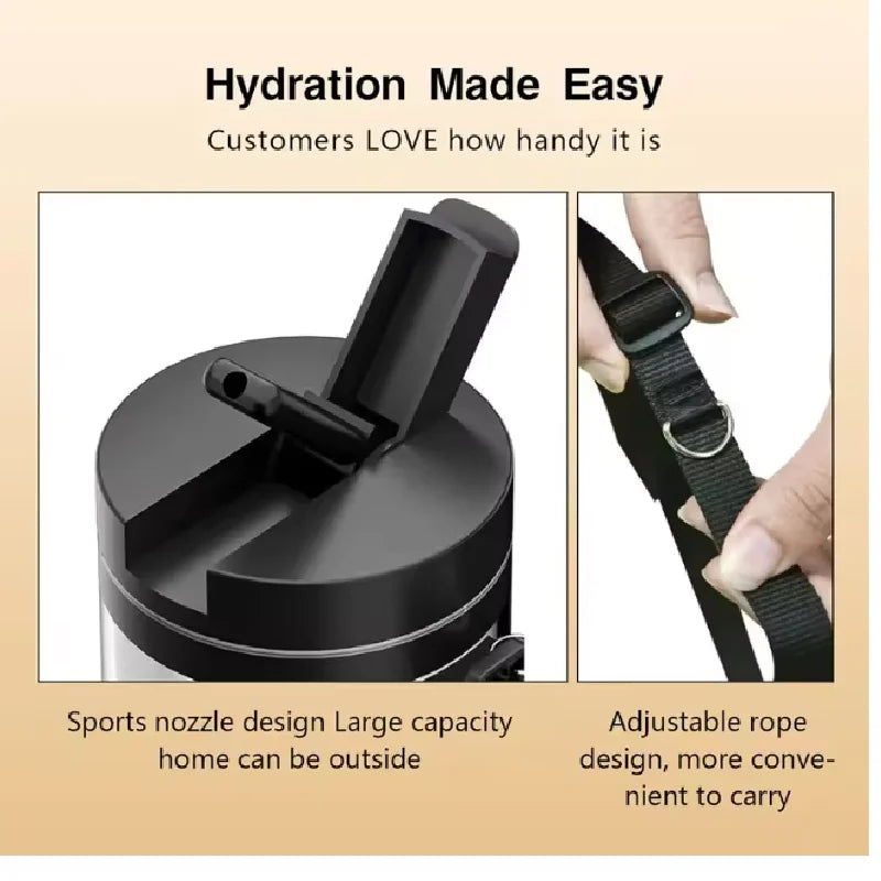 1L large capacity high concentration household hydrogen water bottle, SPE electrolysis can separate residual chlorine and ozone